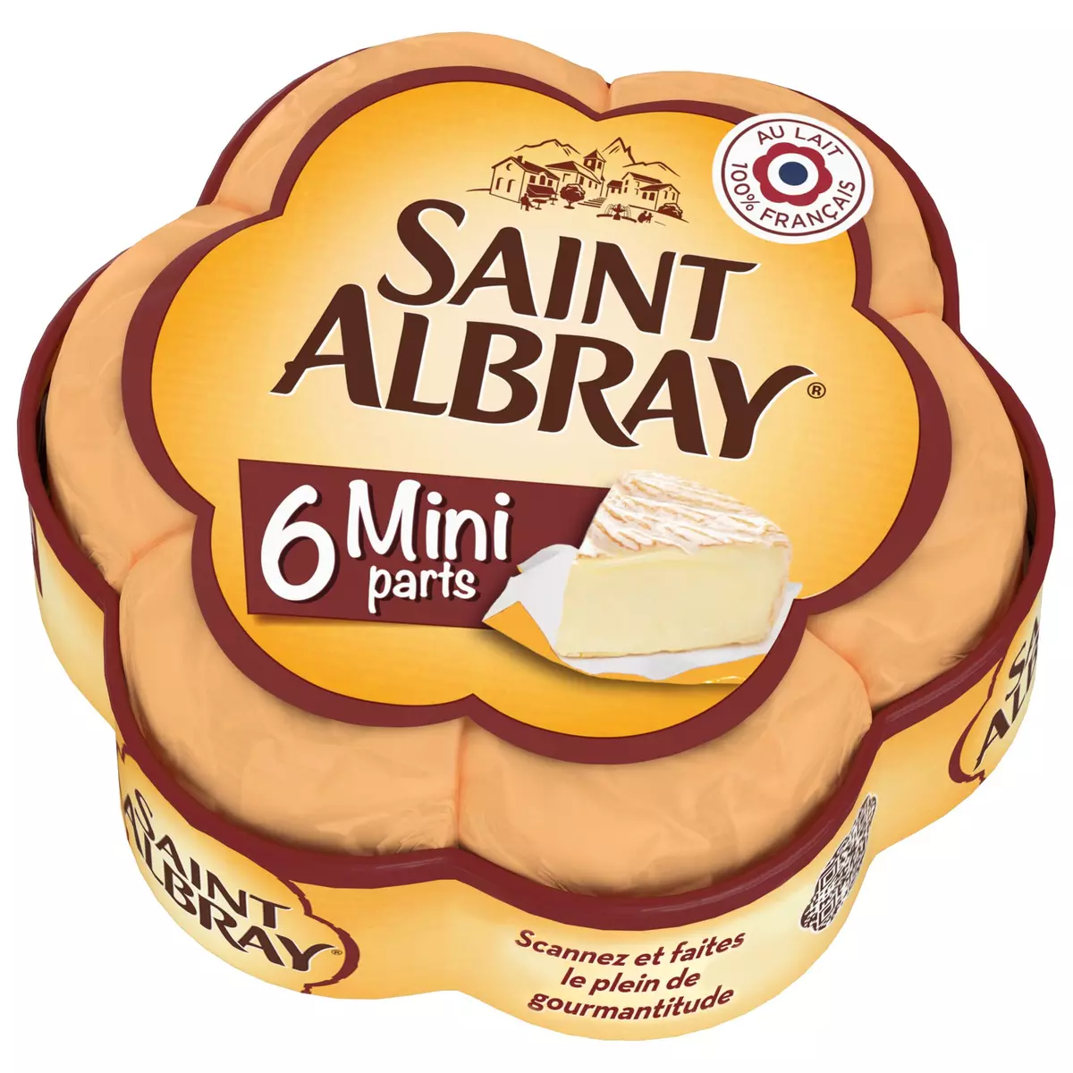 SAINT ALBRAY Fromage en portion 6 portions 6x30g