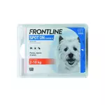 FRONTLINE SpotOn Traitements anti puces tiques et poux pour petit chien 4 pipettes 4x0.67ml