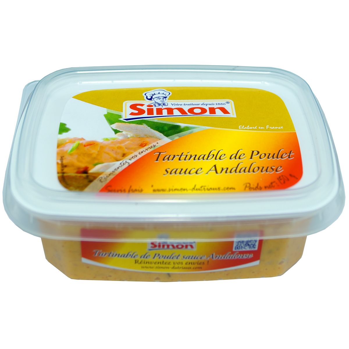 SIMON Tartinable de poulet sauce andalouse 150g