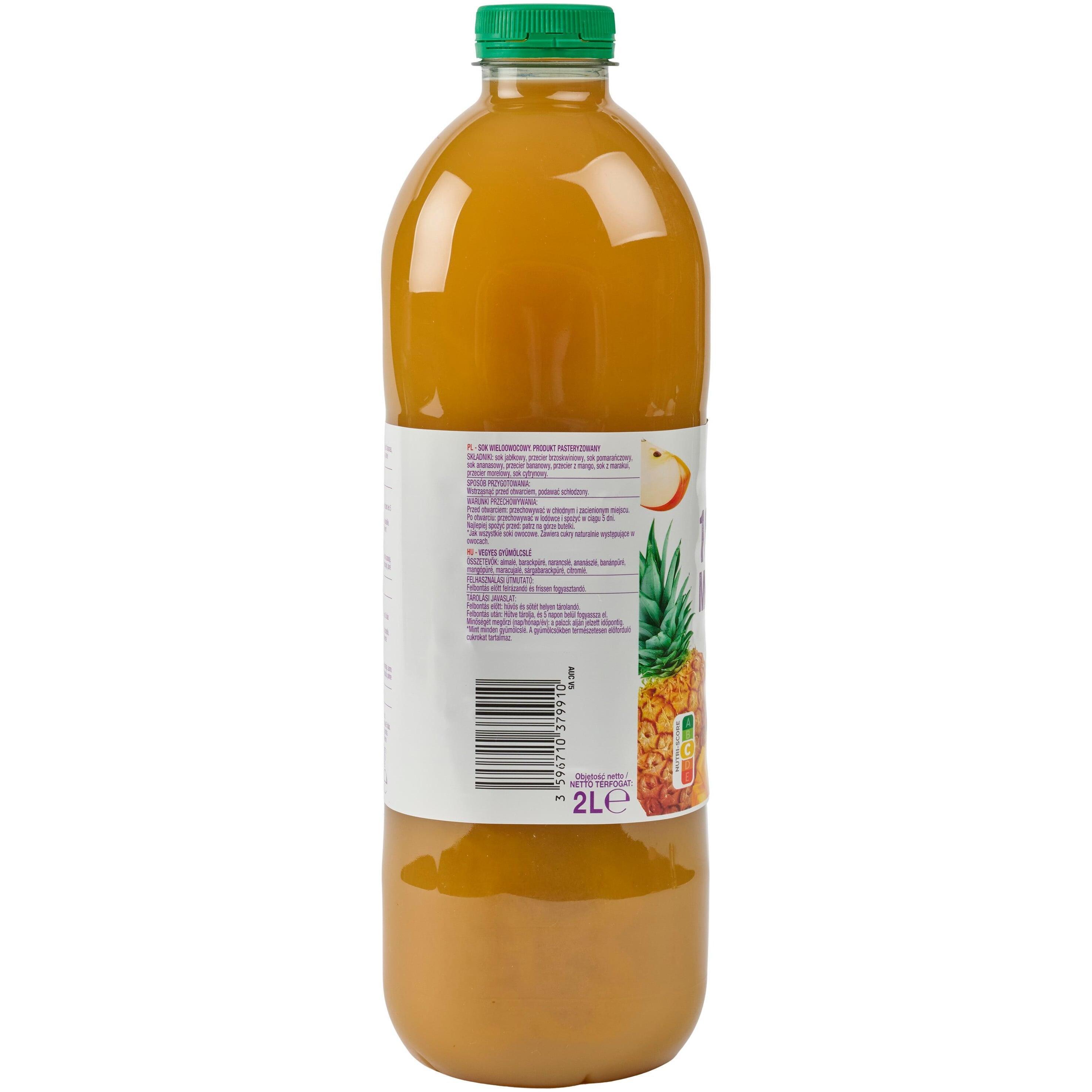 Voir la diapositive 4 : AUCHAN Pur jus multifruits 2l