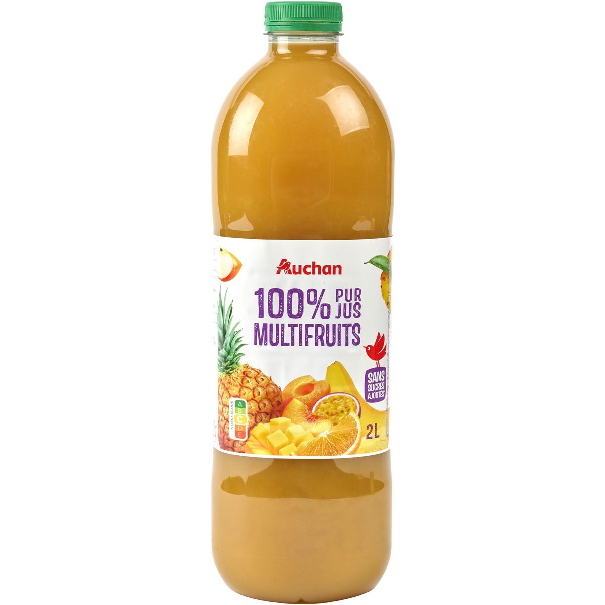 AUCHAN Pur jus multifruits 2l