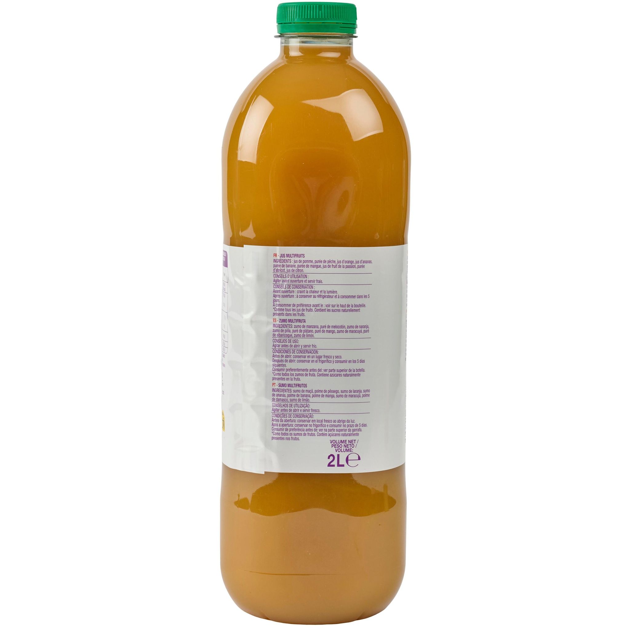 Voir la diapositive 7 : AUCHAN Pur jus multifruits 2l
