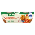 Blédina BLEDINA Idées de maman bol tomates pâtes et jambon dès 12 mois