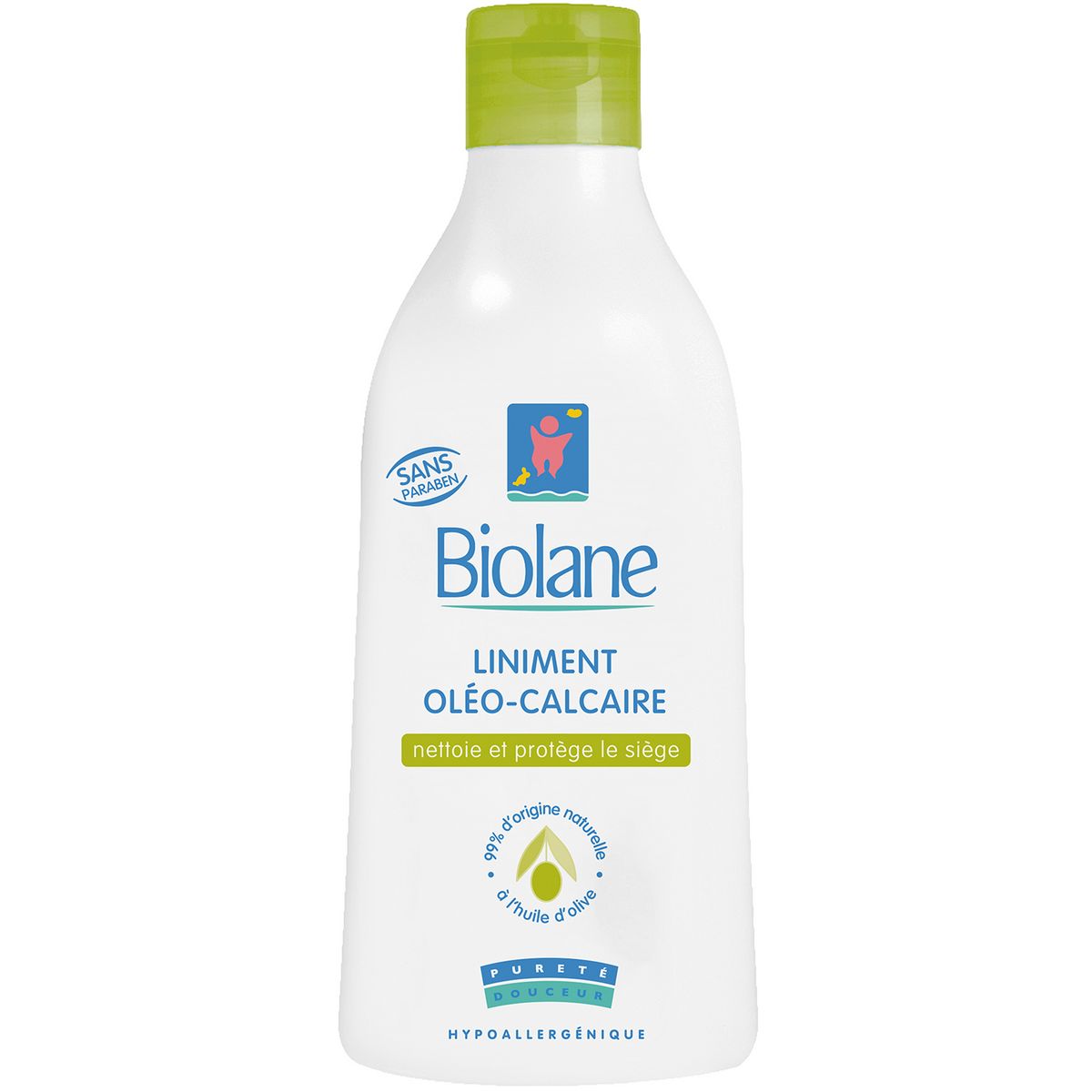 BIOLANE Liniment oléo calcaire hypoallergénique à l'huile d'olive 300ml