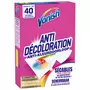 VANISH Maxi lingettes anti-décoloration 20 lingettes