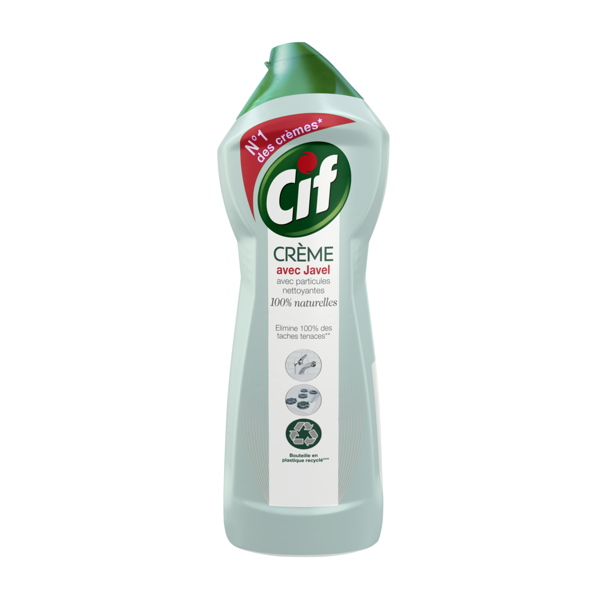 CIF Crème nettoyante avec micro cristaux et javel 750ml