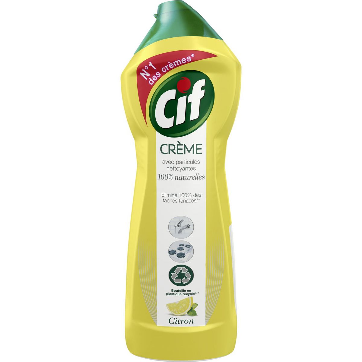 CIF Crème à récurer au micro cristaux parfum citron 750ml