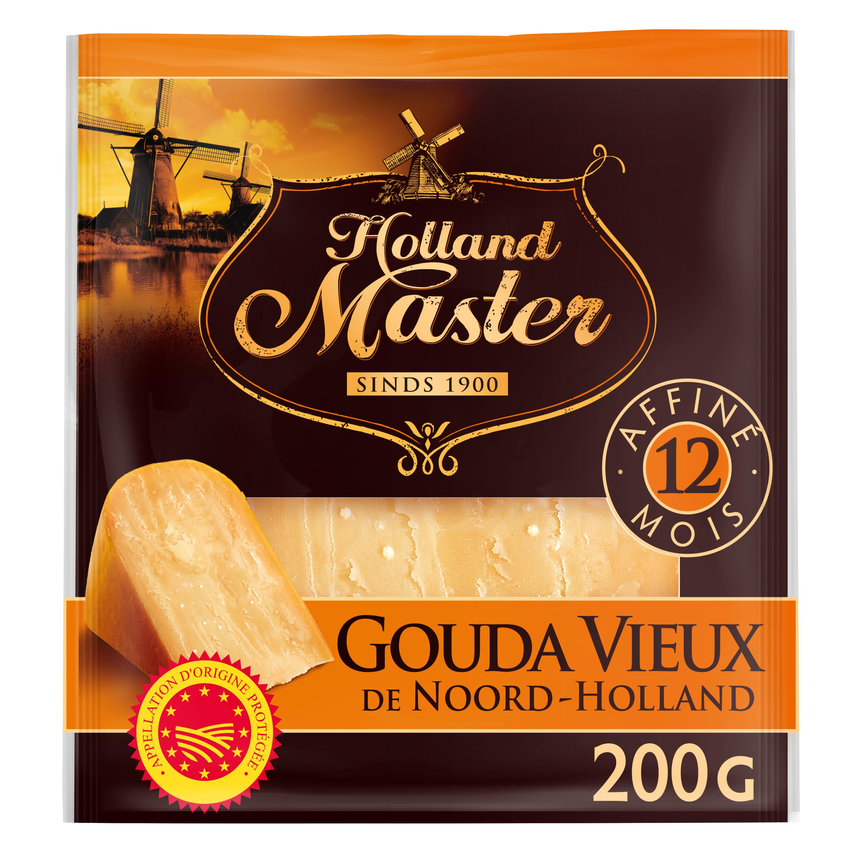 Voir la diapositive 2 : HOLLAND MASTER Gouda vieux AOP 200g