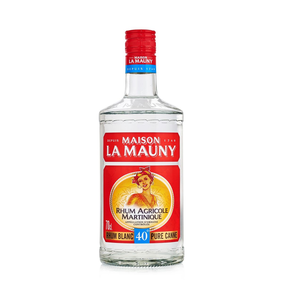 MAISON LA MAUNY Rhum blanc agricole Martinique 40% 70cl