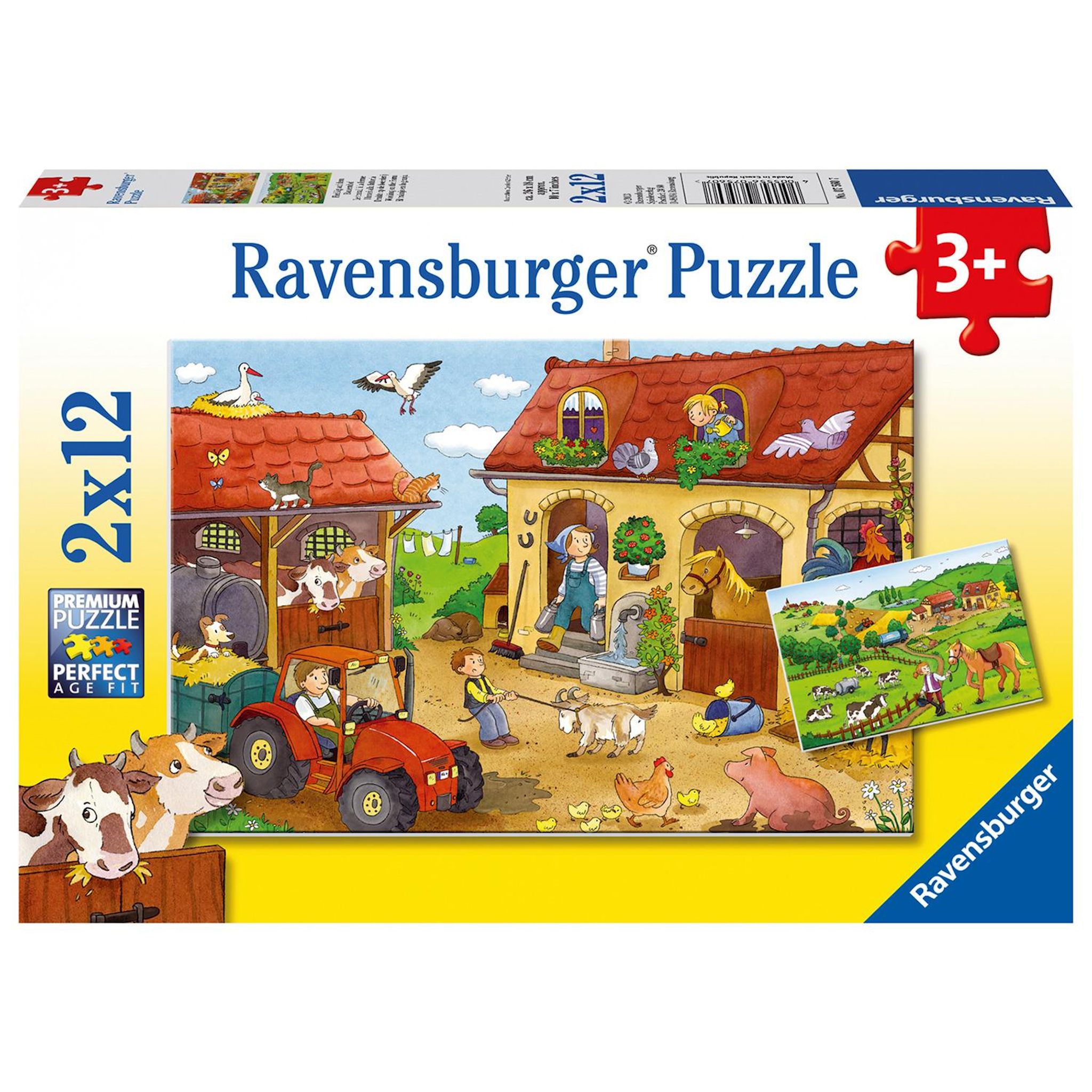 RAVENSBURGER Puzzle 2x12 pièces