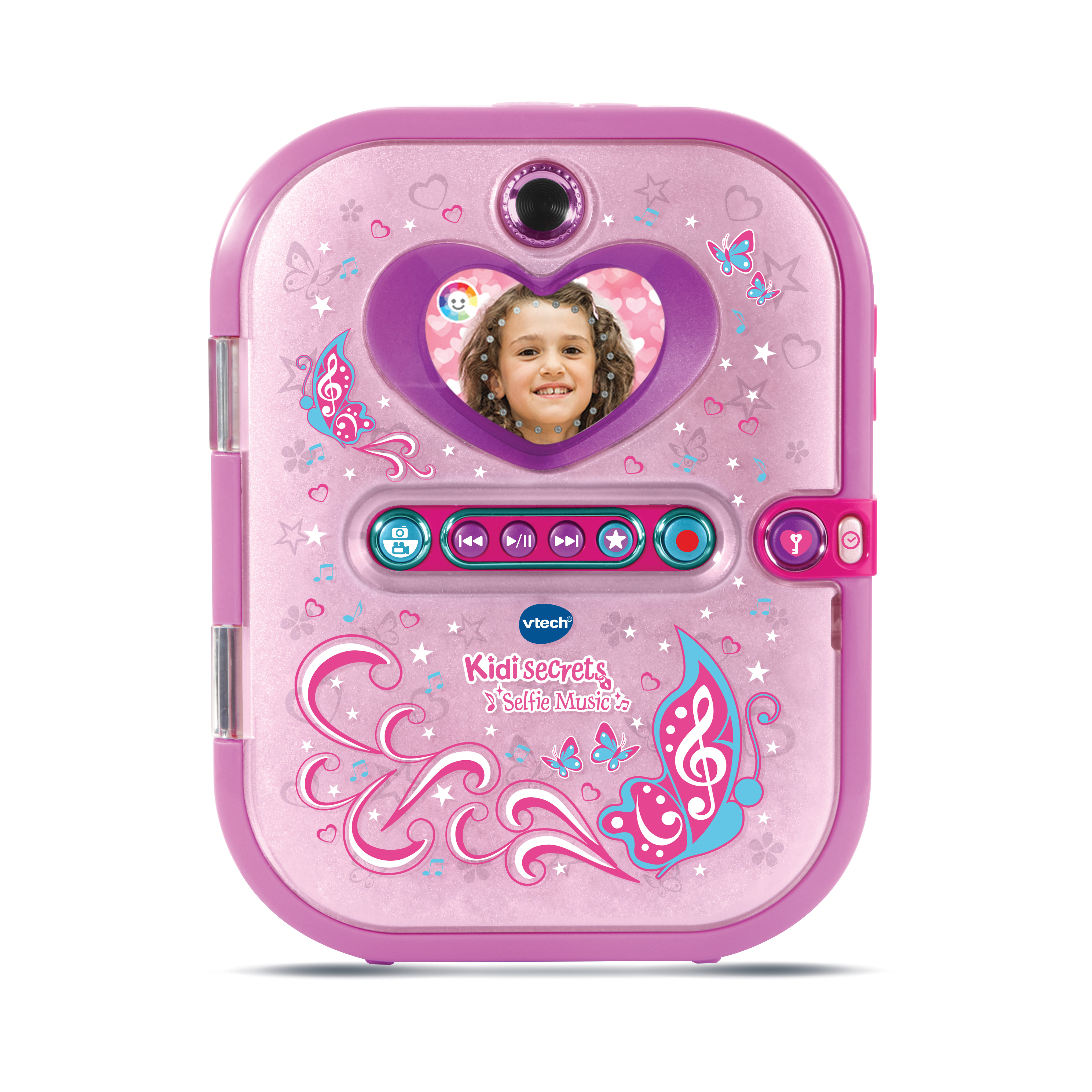 Voir la diapositive 4 : VTECH Agenda électronique Kidisecrets Selfie Music Rose