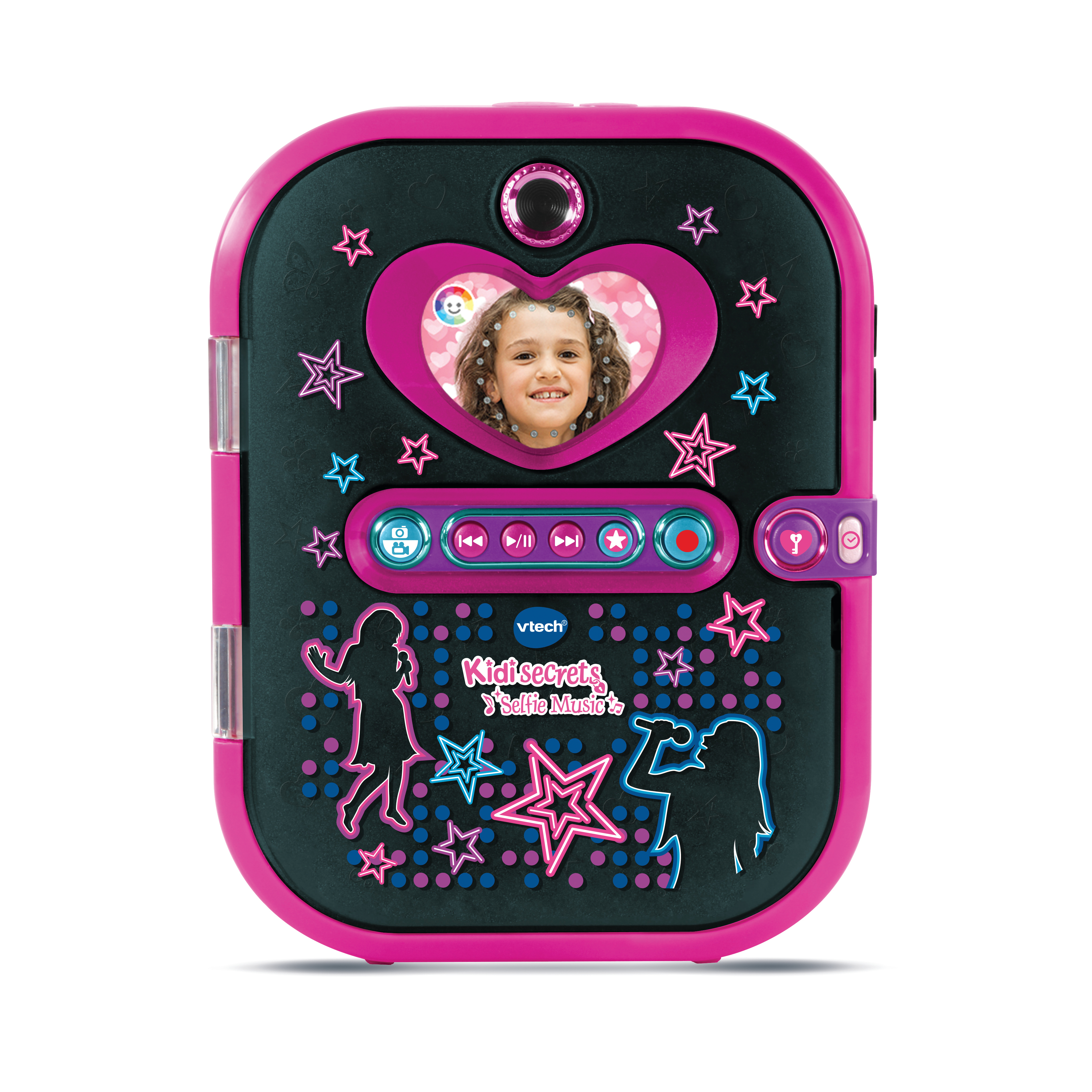Voir la diapositive 4 : VTECH Agenda électronique Kidisecrets Selfie Music Noir