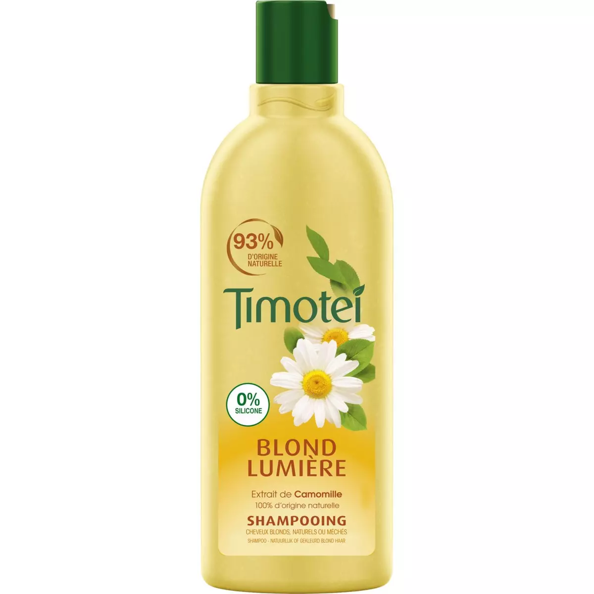 TIMOTEI Shampooing blond lumière camomille cheveux blonds 300ml