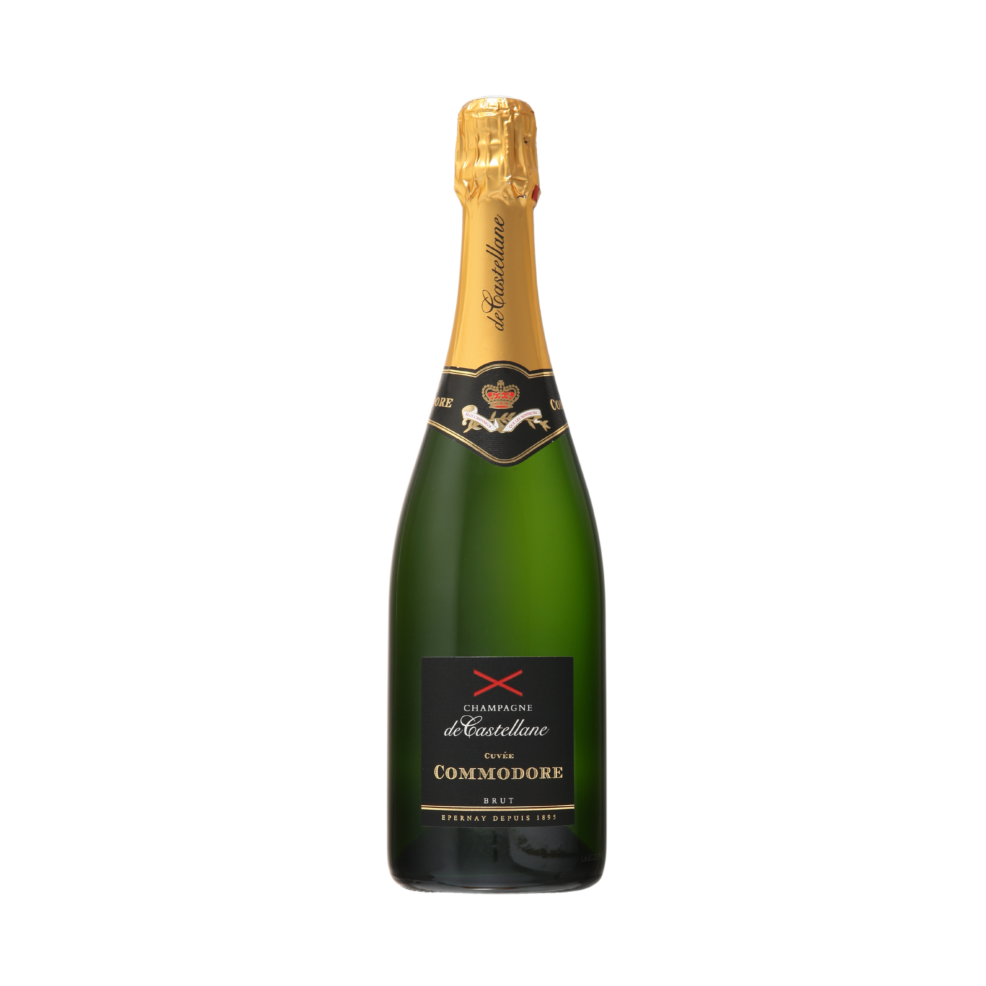 Voir la diapositive 2 : DE CASTELLANE AOP Champagne brut cuvée Commodore 75cl