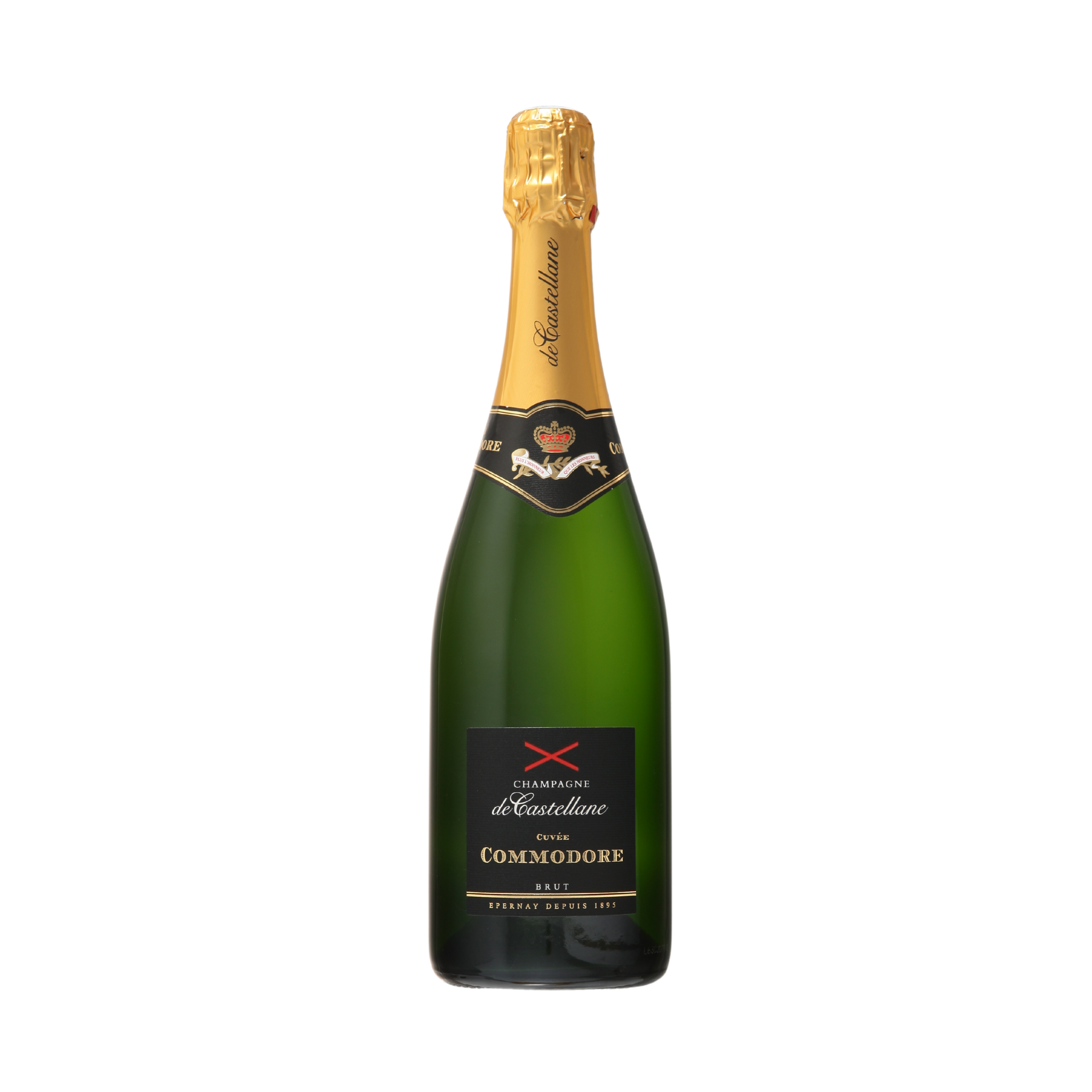 Voir la diapositive 2 : DE CASTELLANE AOP Champagne brut cuvée Commodore 75cl