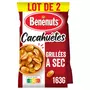 BENENUTS Cacahuètes grillées à sec dorées au four lot de 2 2x163g