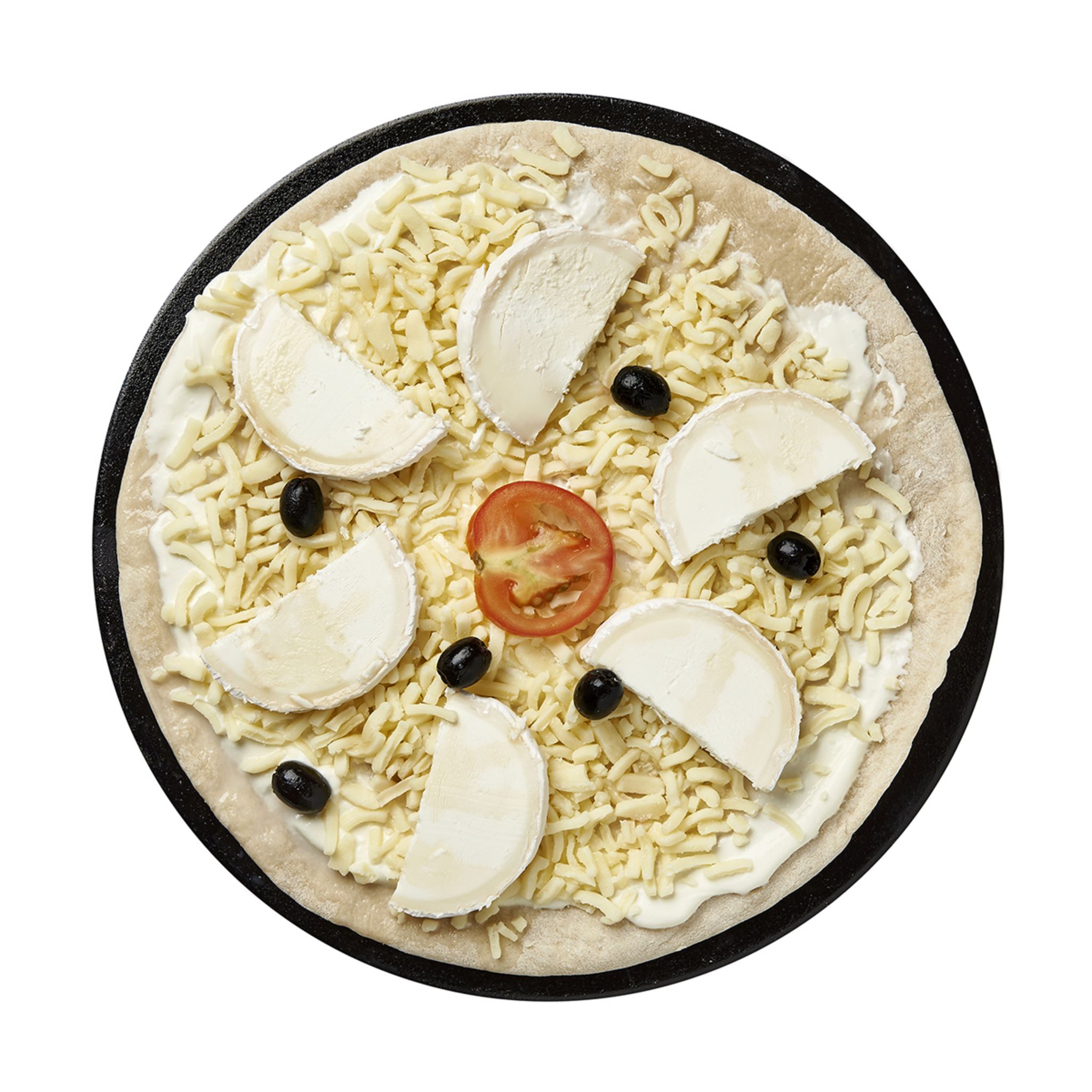 Voir la diapositive 2 : AUCHAN LE TRAITEUR Pizza chèvre miel 30cm 600g