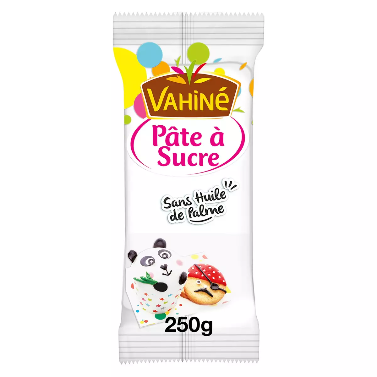 VAHINE Pâte à sucre blanche 250g