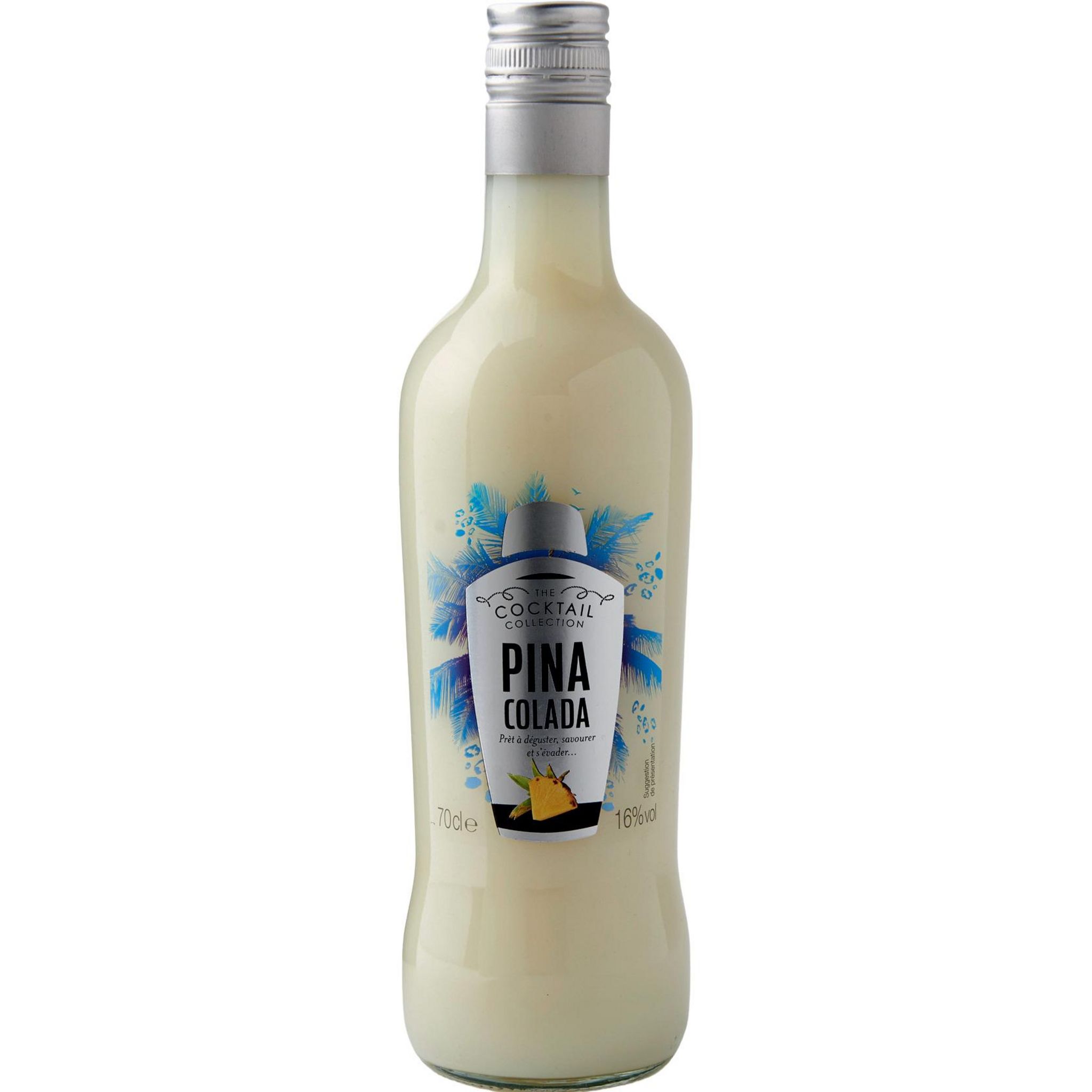 Voir la diapositive 2 : AUCHAN Cocktail collection pina colada 15% 70cl