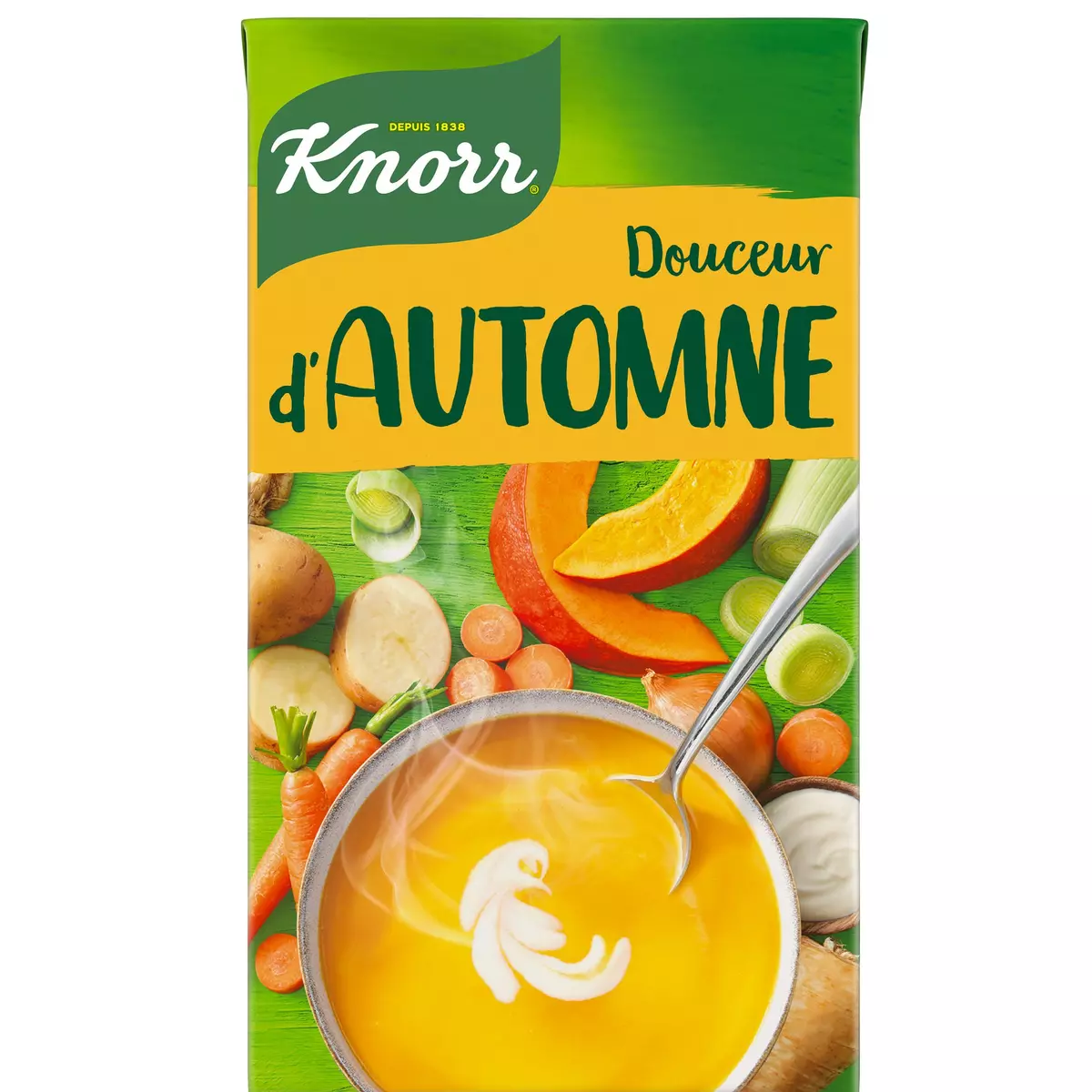 KNORR Soupe douceur d'automne à la crème fraîche 4 personnes 1l