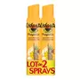 USHUAIA Déodorant spray 24h à l'huile de monoï sans sels d'aluminium 2x200ml