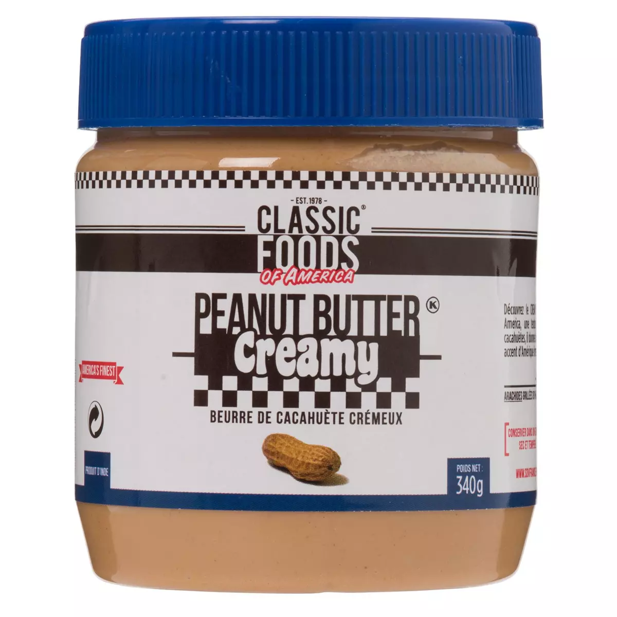 Peanut Butter Crunchy Menguy's - sans huile de palme
