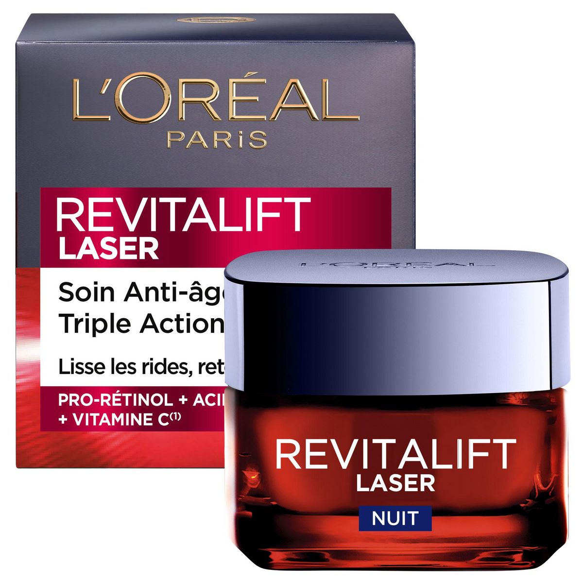 L'OREAL Revitalif Laser X3 Soin anti-âge nuit triple action 50ml