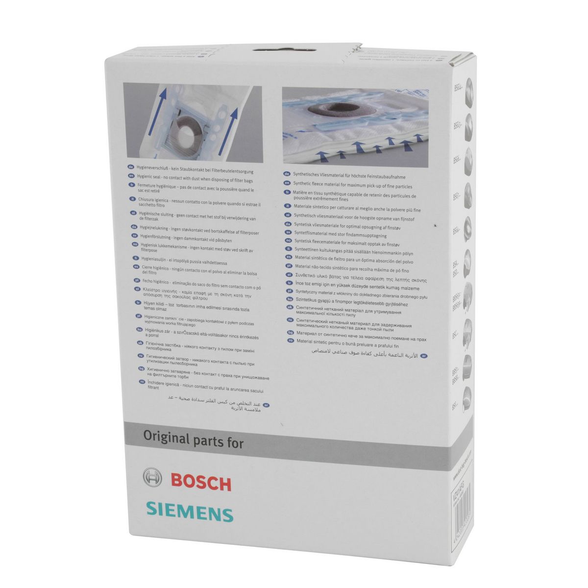 BOSCH Accessoires Entretien B467342 4 Sacs Synthétiques Compatibles Aspirateurs Bosch et Siemens