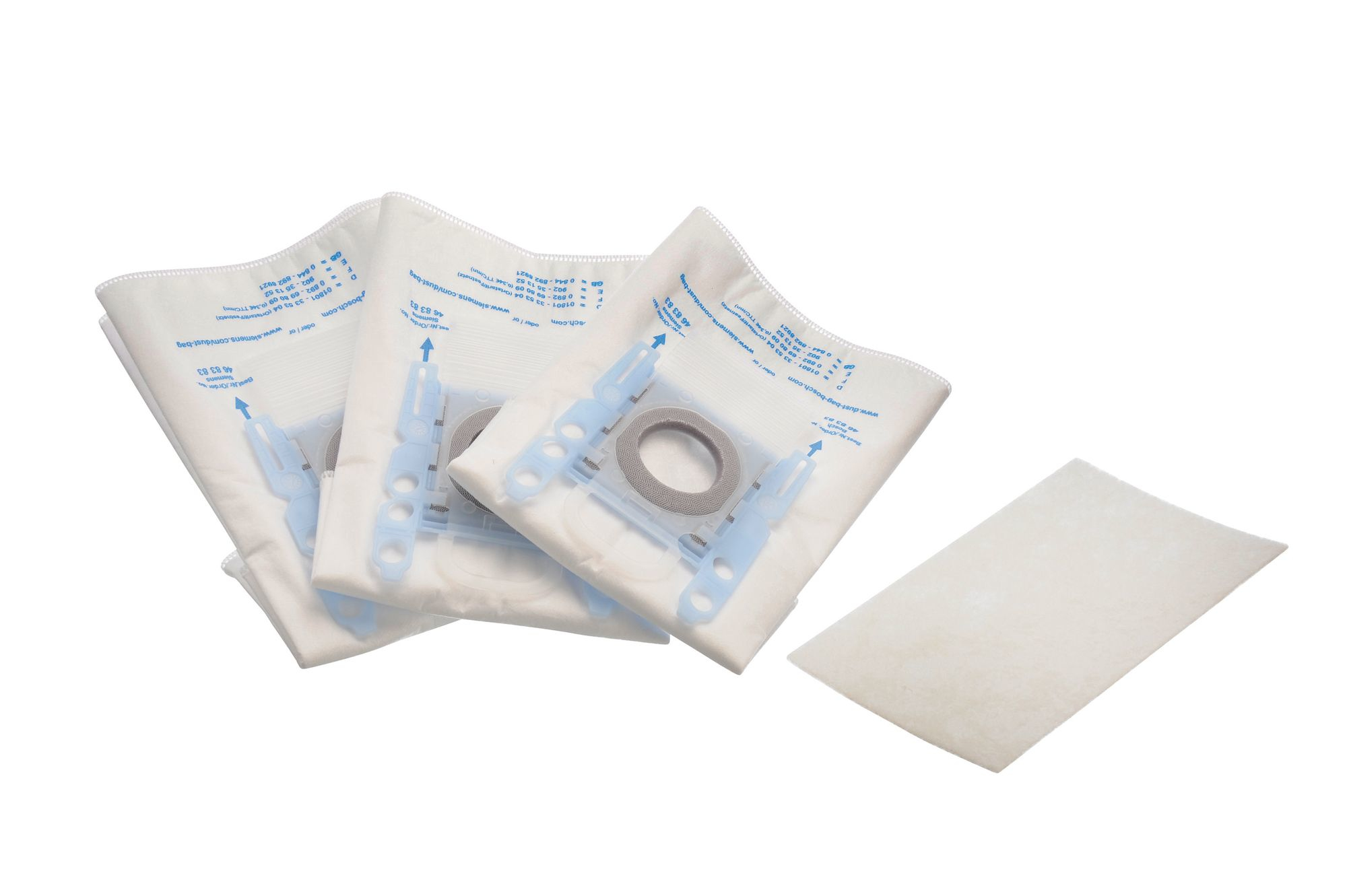 Voir la diapositive 3 : BOSCH Accessoires Entretien B467342 4 Sacs Synthétiques Compatibles Aspirateurs Bosch et Siemens