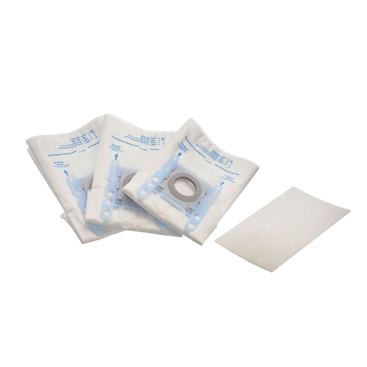 BOSCH Accessoires Entretien B467342 4 Sacs Synthétiques Compatibles Aspirateurs Bosch et Siemens