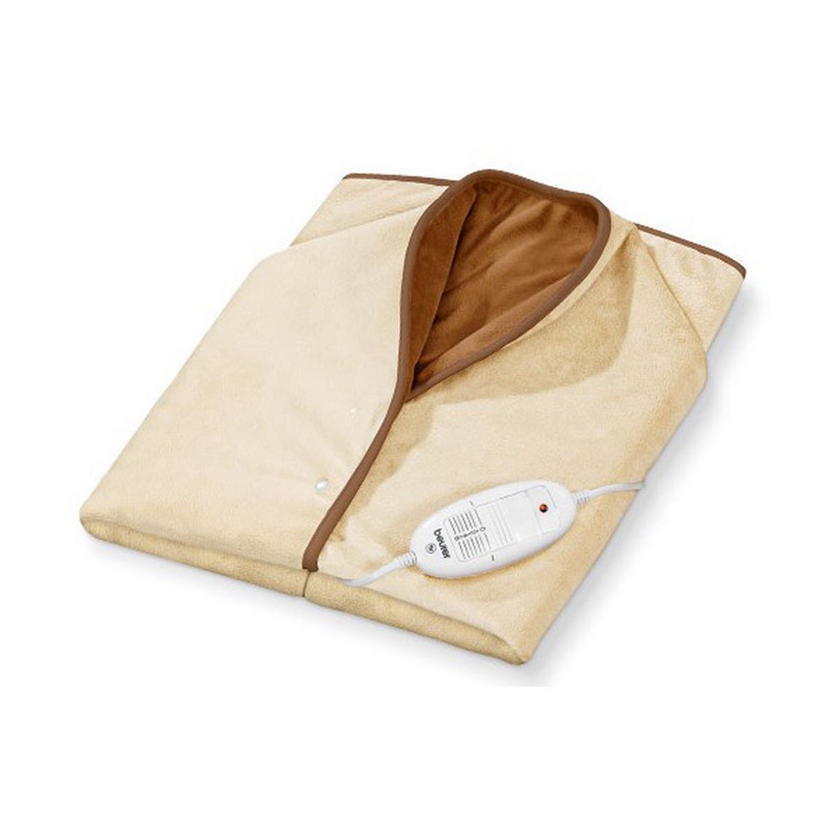 BEURER Cape chauffante HD 50, douce et moelleuse en fibre polaire