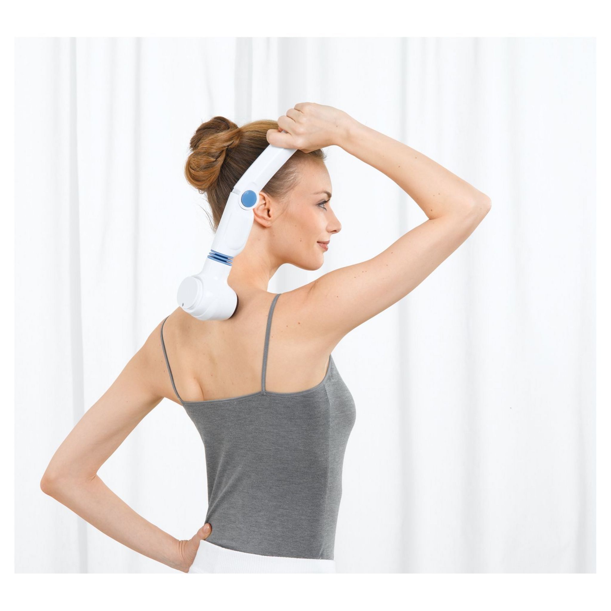 Voir la diapositive 4 : BEURER Bras de massage à chaleur infrarouge et à vibration MG 40