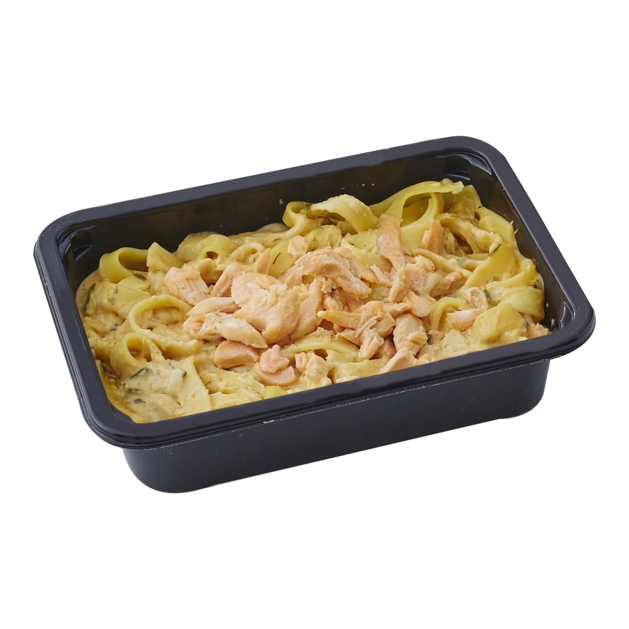 Voir la diapositive 2 : Tagliatelles au saumon 1 part 450g