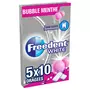 FREEDENT Bubble menthe sans sucres 50 dragées 70g