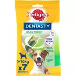 PEDIGREE Dentastix friandises batonnêts hygiène dents pour petit chien 7 bâtonnets 110g