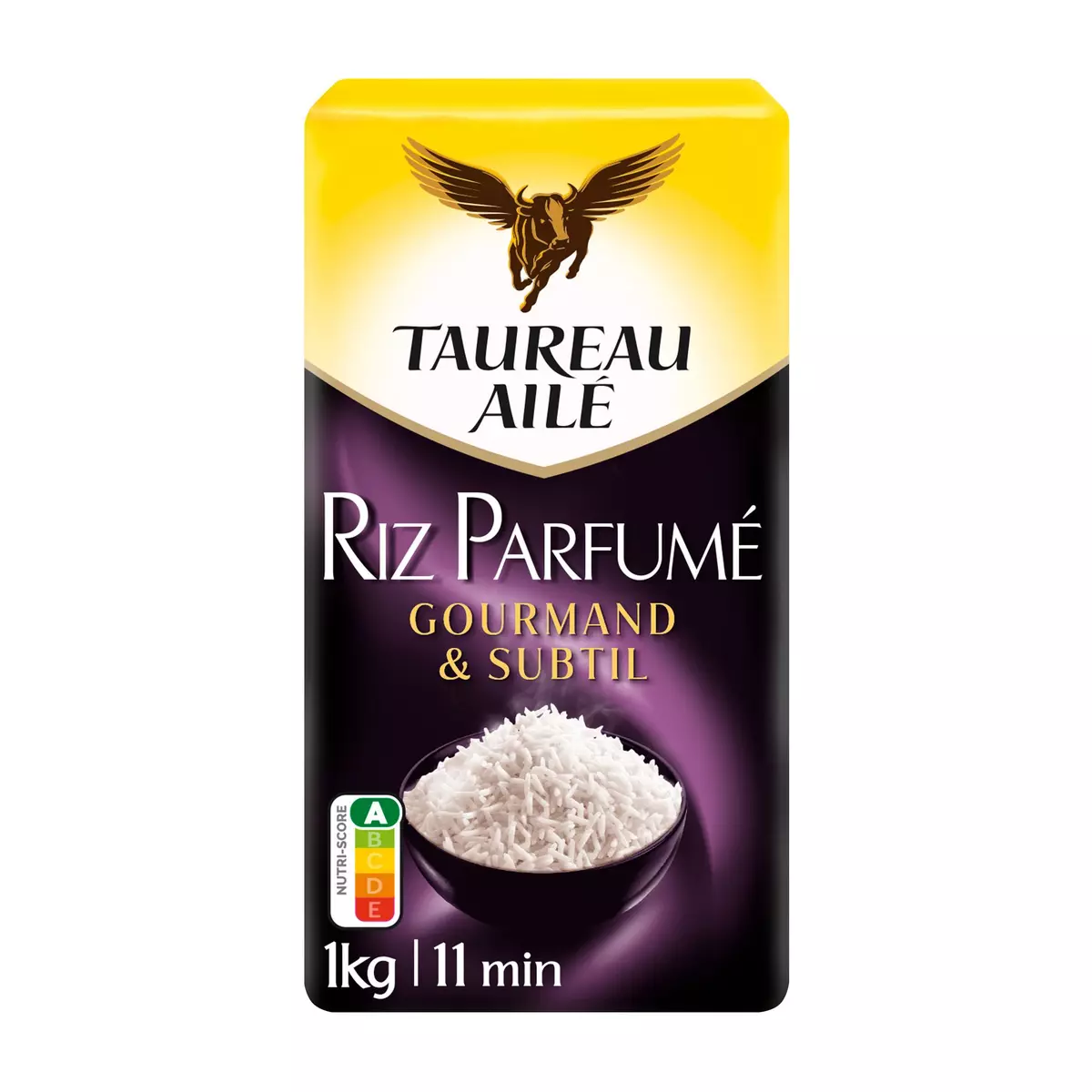 TAUREAU AILE Riz parfumé prêt en 11min 1kg