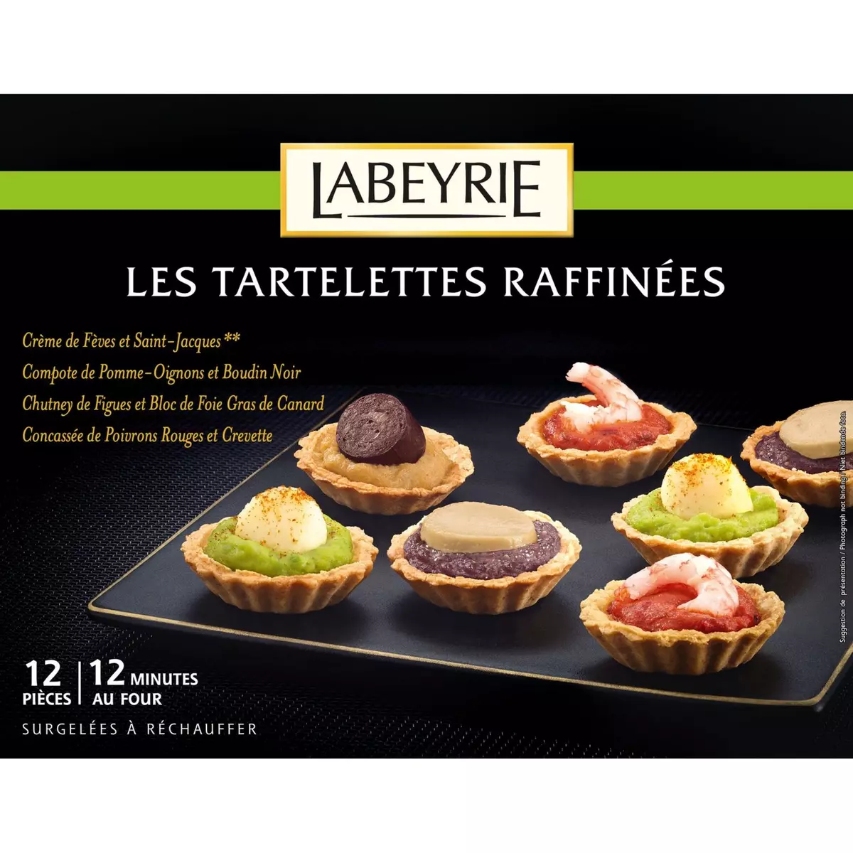 LABEYRIE Tartelettes raffinées 12 pièces 165g