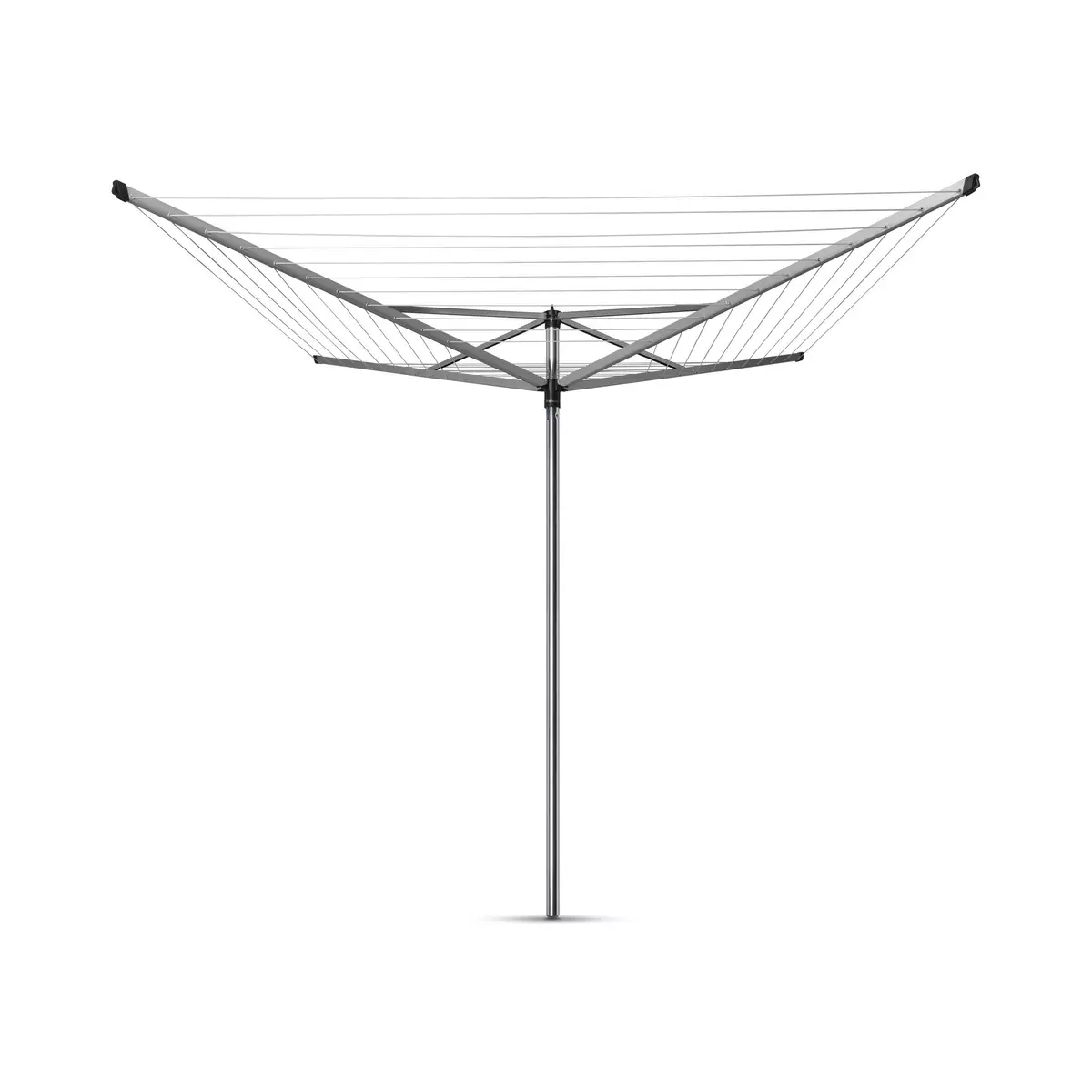 BRABANTIA Séchoir parapluie rotatif gris métal 60m 1 pièce