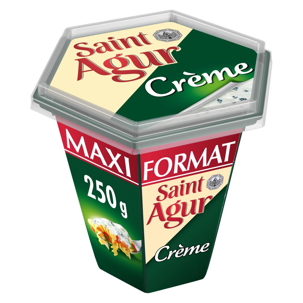 SAINT AGUR Crème de fromage fondu au lait de vache 250g