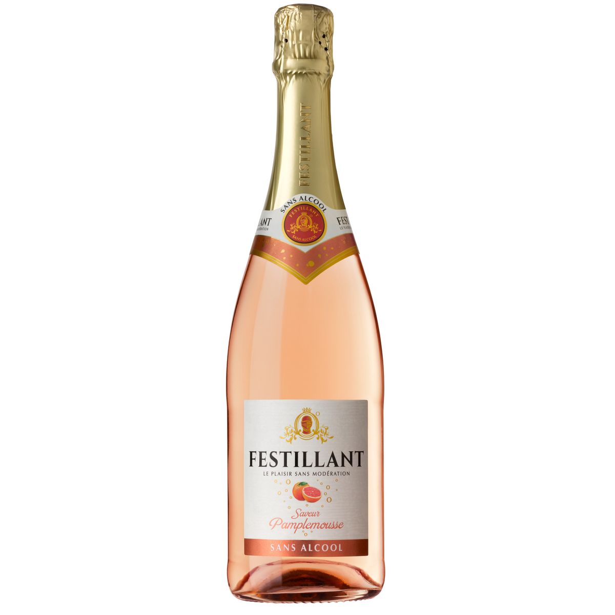 FESTILLANT FESTILLANT PAMPLEMOUSSE 75CL BOISSON EFFERVESCENTE A BASE DE VIN DESALCOOLISE 75cl