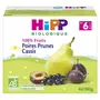 HIPP 100% fruits poires prunes cassis bio 4x100g