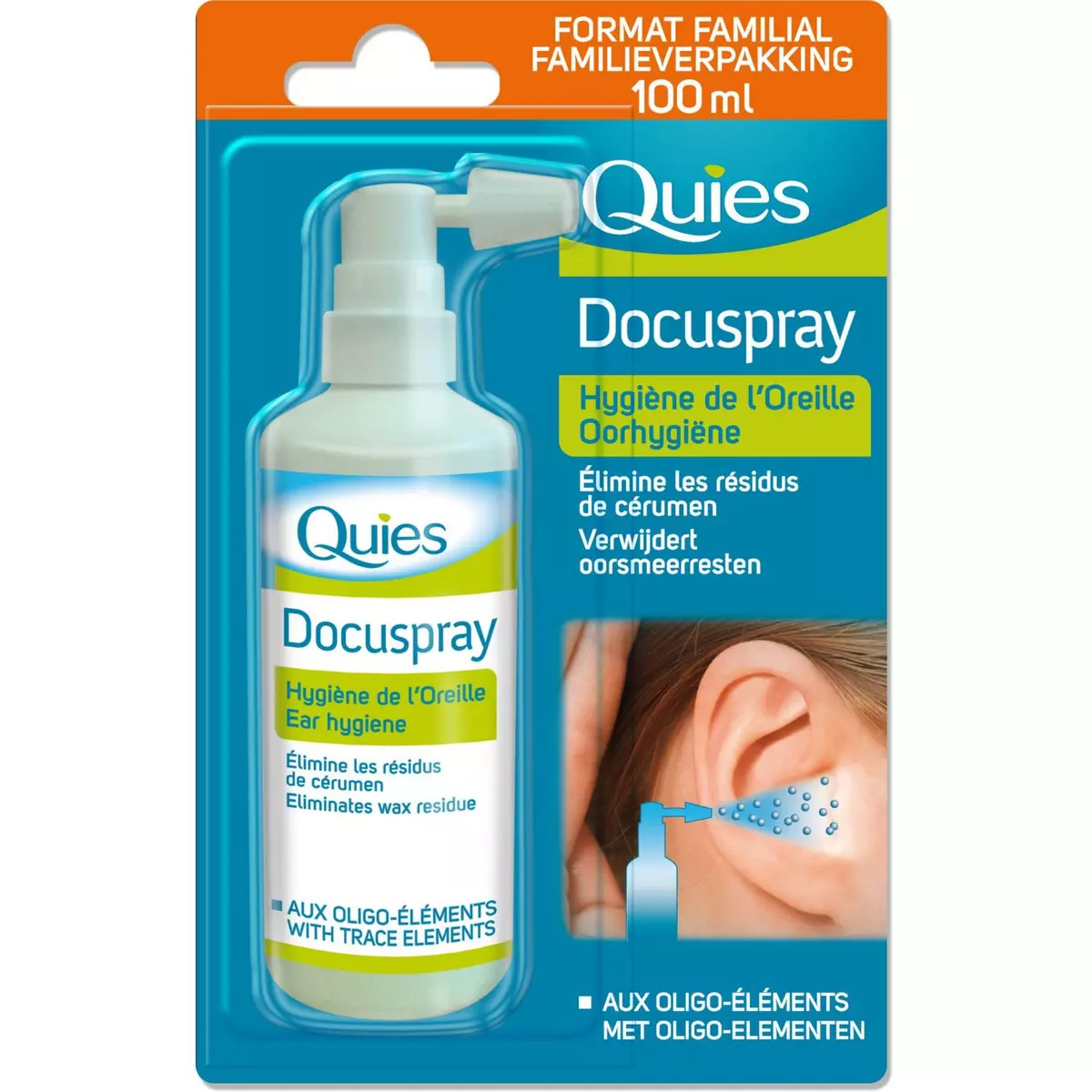 QUIES Cure oreille – Hygiène de l'oreille