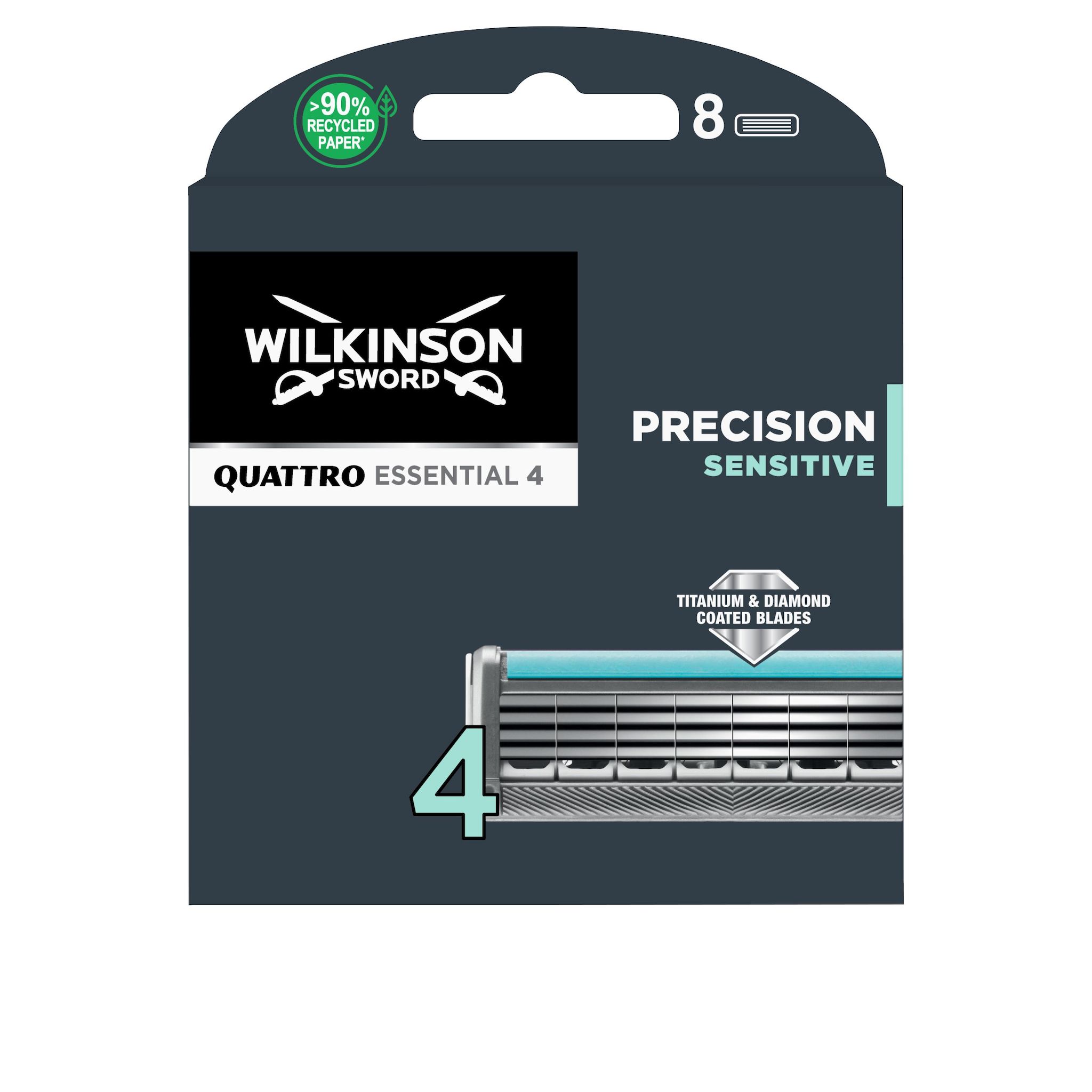 WILKINSON Recharge lames quattro essential 4 precision sensitive 8 lames