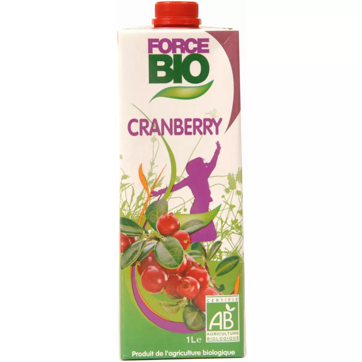 FORCE BIO Boisson à la cranberry bio 1l