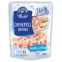 L'ASSIETTE BLEUE Crevettes cuites natures décortiquées sans conservateurs 100g