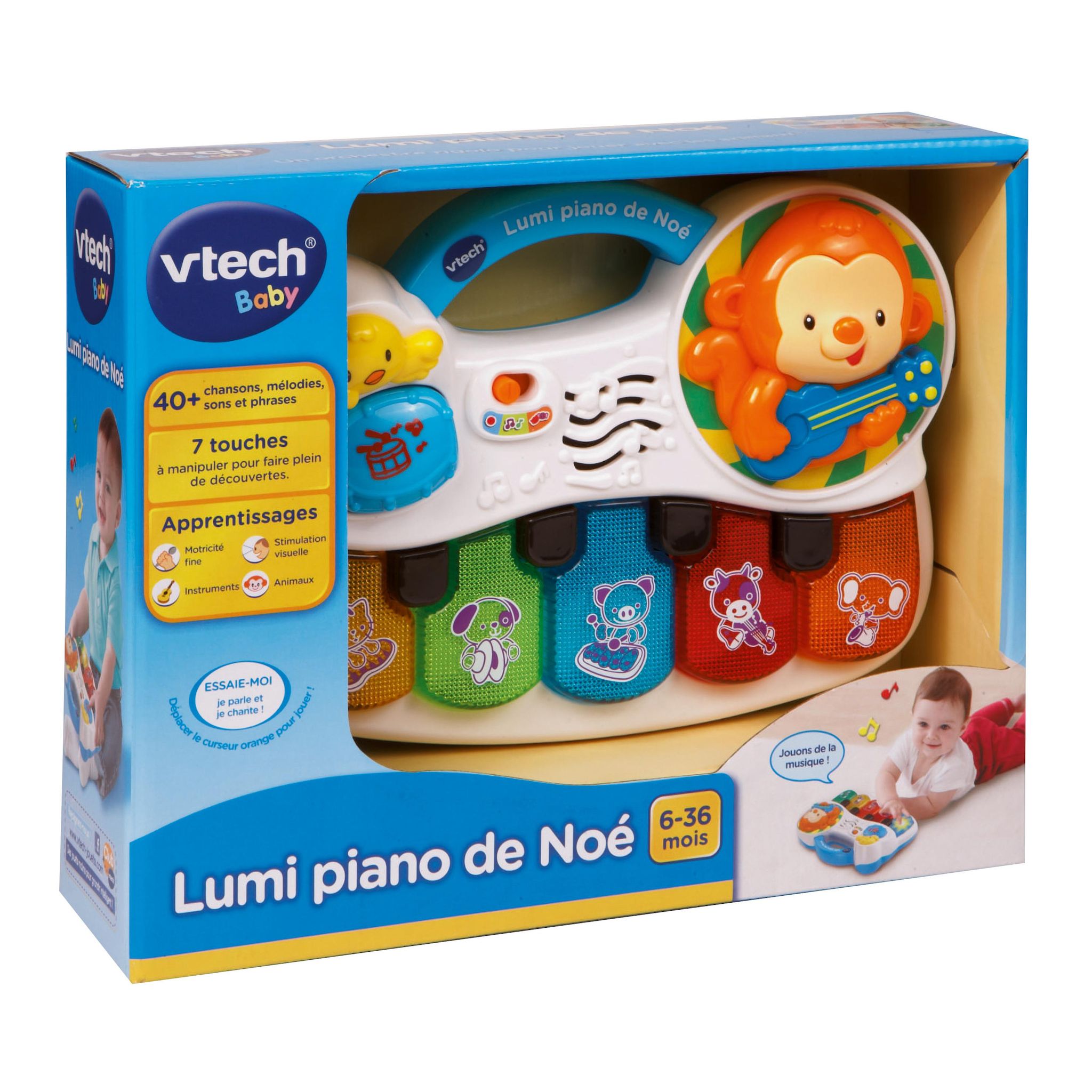 Voir la diapositive 2 : VTECH Lumi Piano de Noé