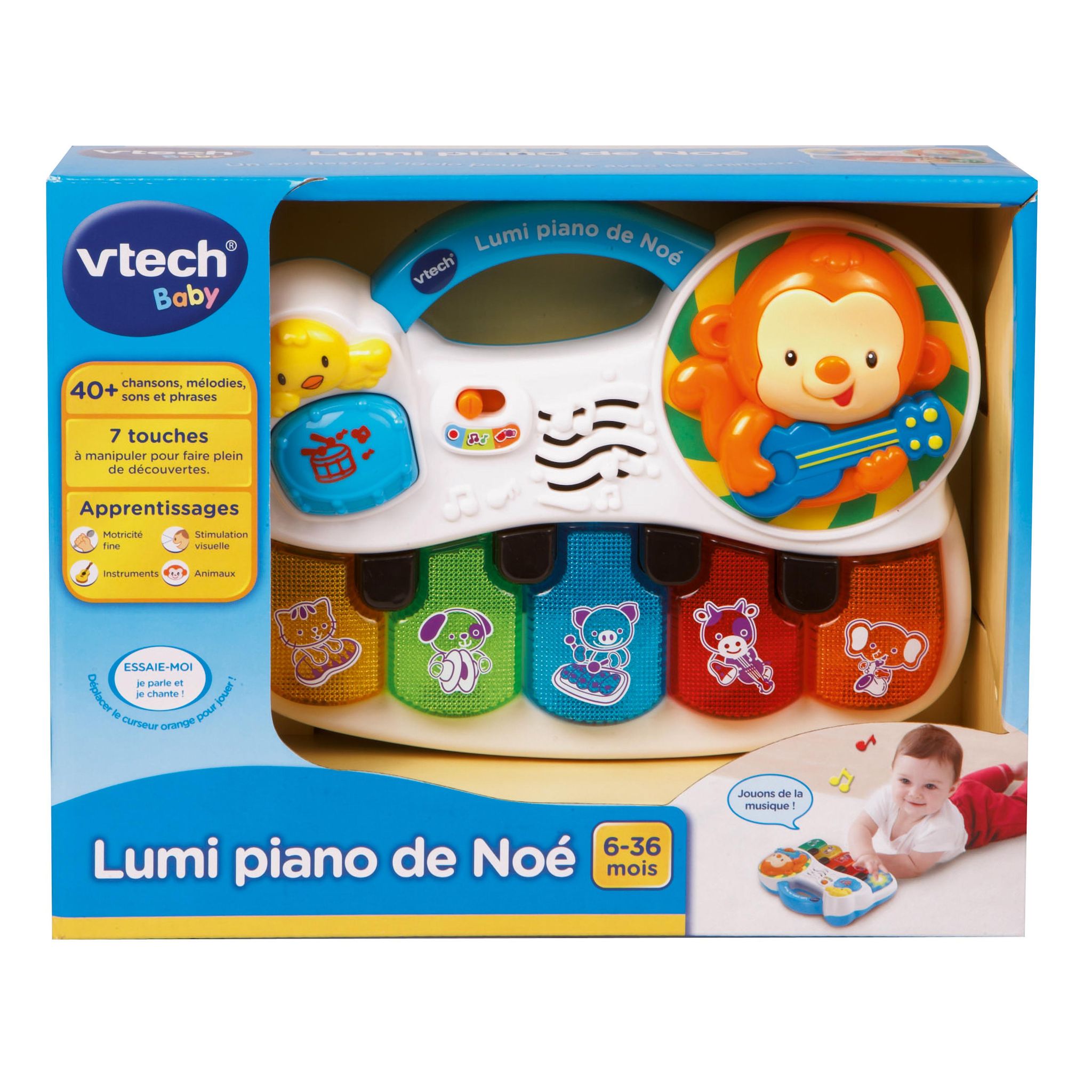 Voir la diapositive 3 : VTECH Lumi Piano de Noé