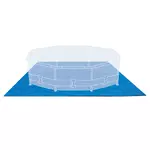 INTEX Tapis de sol pour piscine jusqu'à 4,57 m - Bleu