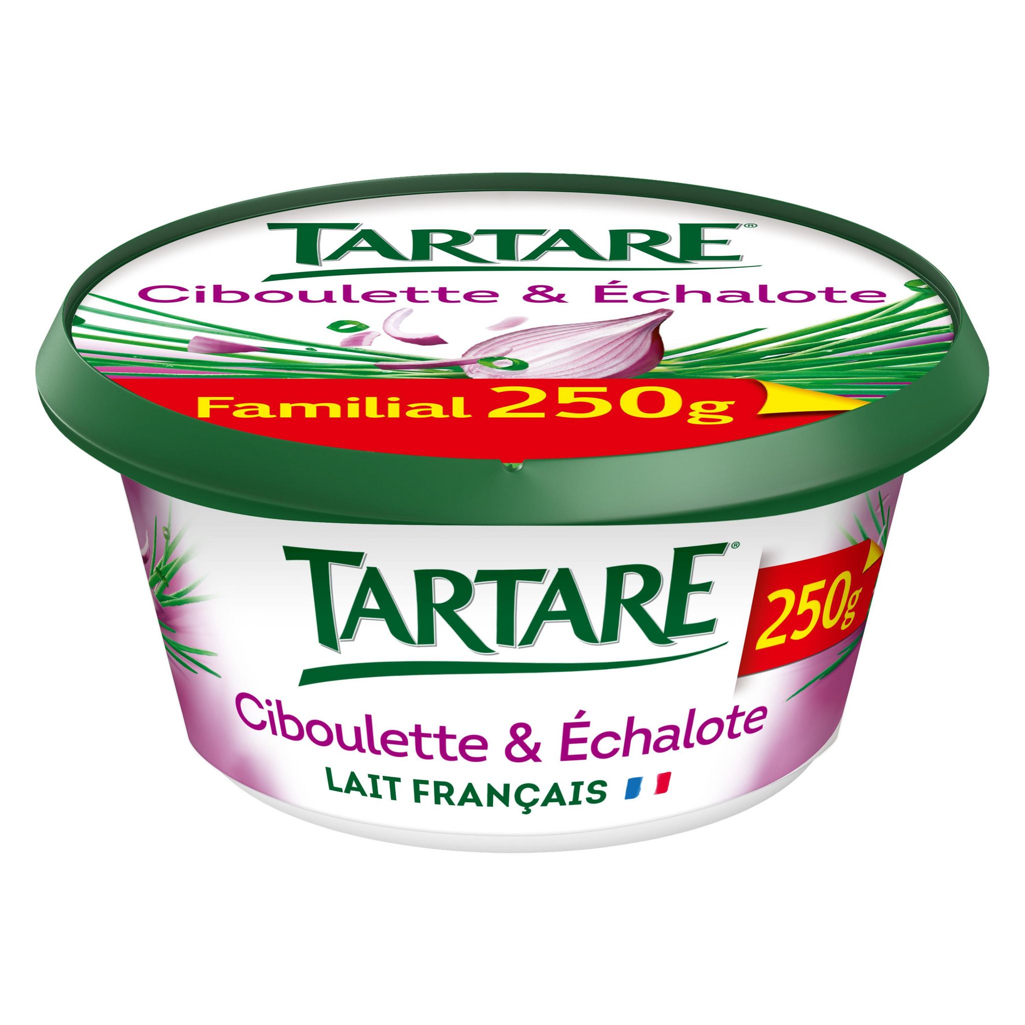 Voir la diapositive 2 : TARTARE Fromage frais à tartiner à l'ail et fines herbes 250g