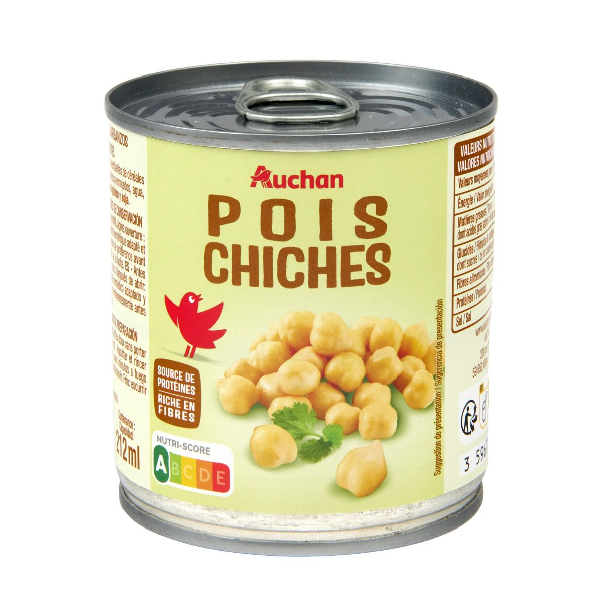 AUCHAN Pois chiche 130g